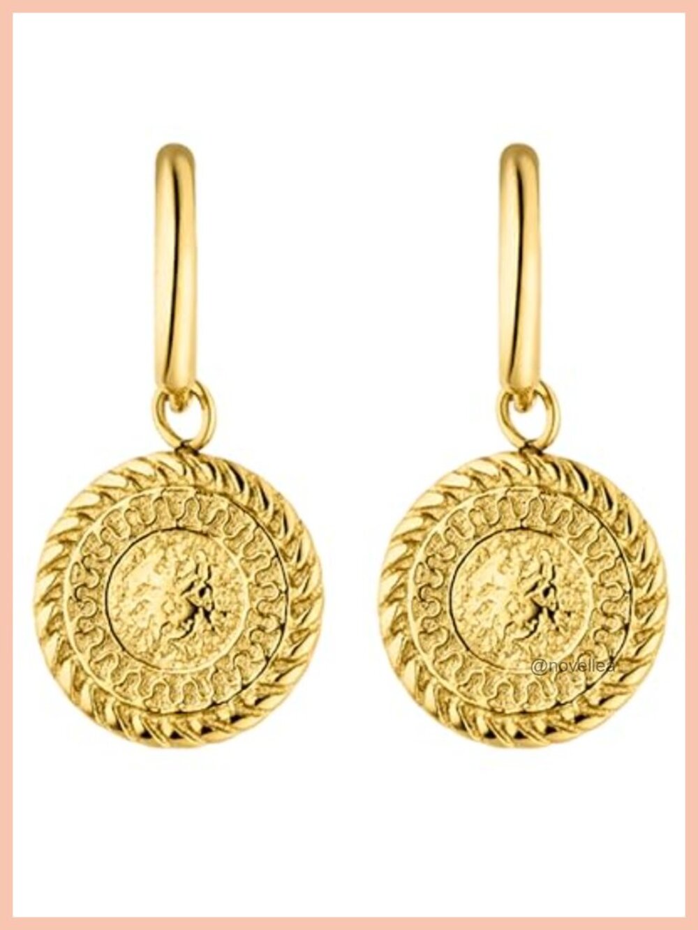 Waterproof Stainless Steel Hoop Earrings for Women Fashion Jewelry